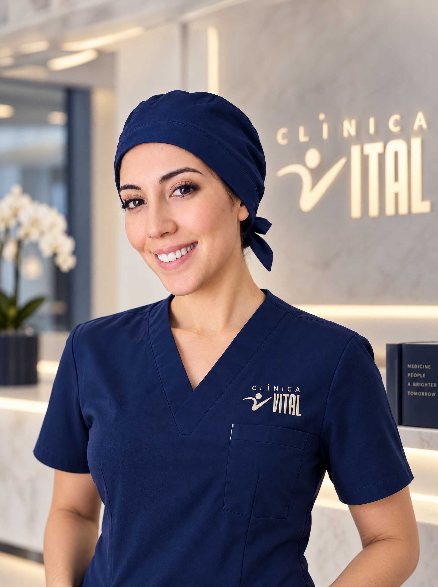 Chaimae El Maghnouji, Infirmière à la Clínica Vital