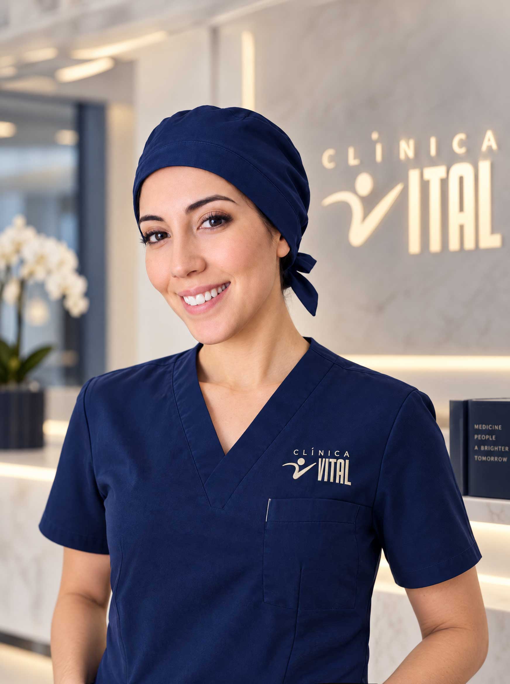 Chaimae El Maghnouji, Infirmière à la Clínica Vital
