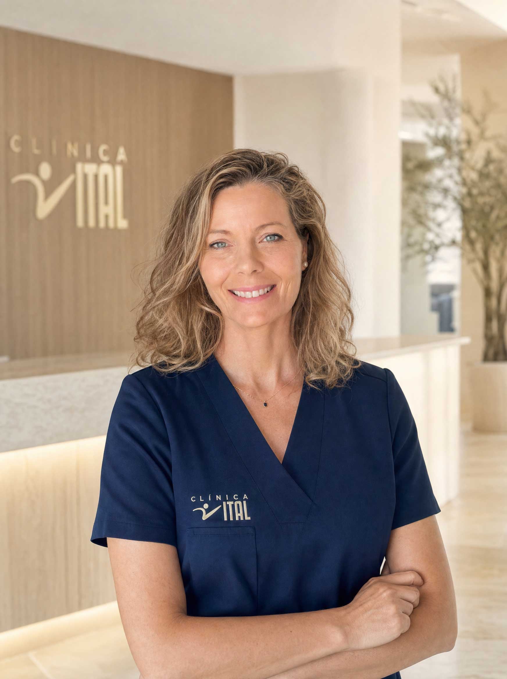 Cristina Moser, Nutrithérapeute fonctionnelle à la Clínica Vital
